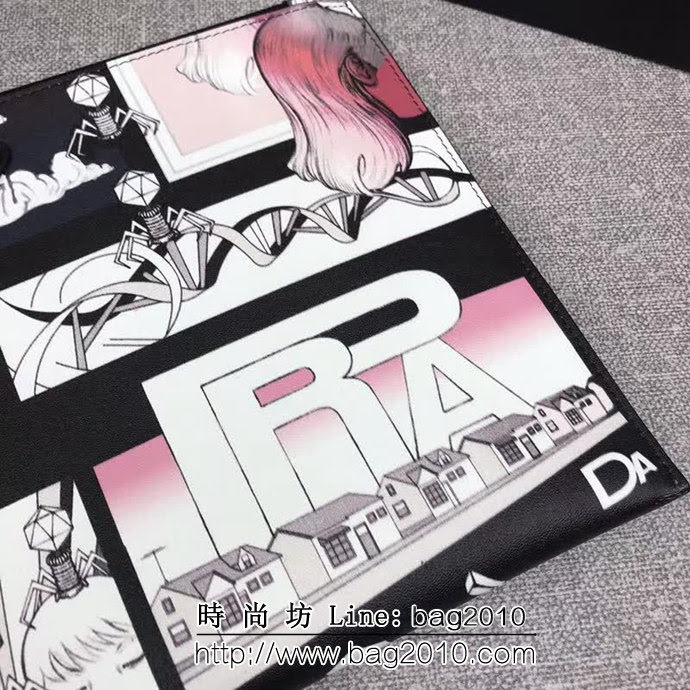 PRADA普拉達 官網同步 2018最新漫畫印象系列 限量版男士手包 2NG005 DD1450